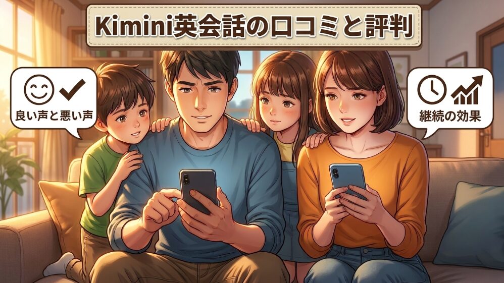 Kimini英会話の口コミ・評判|実際のユーザーのリアルな声