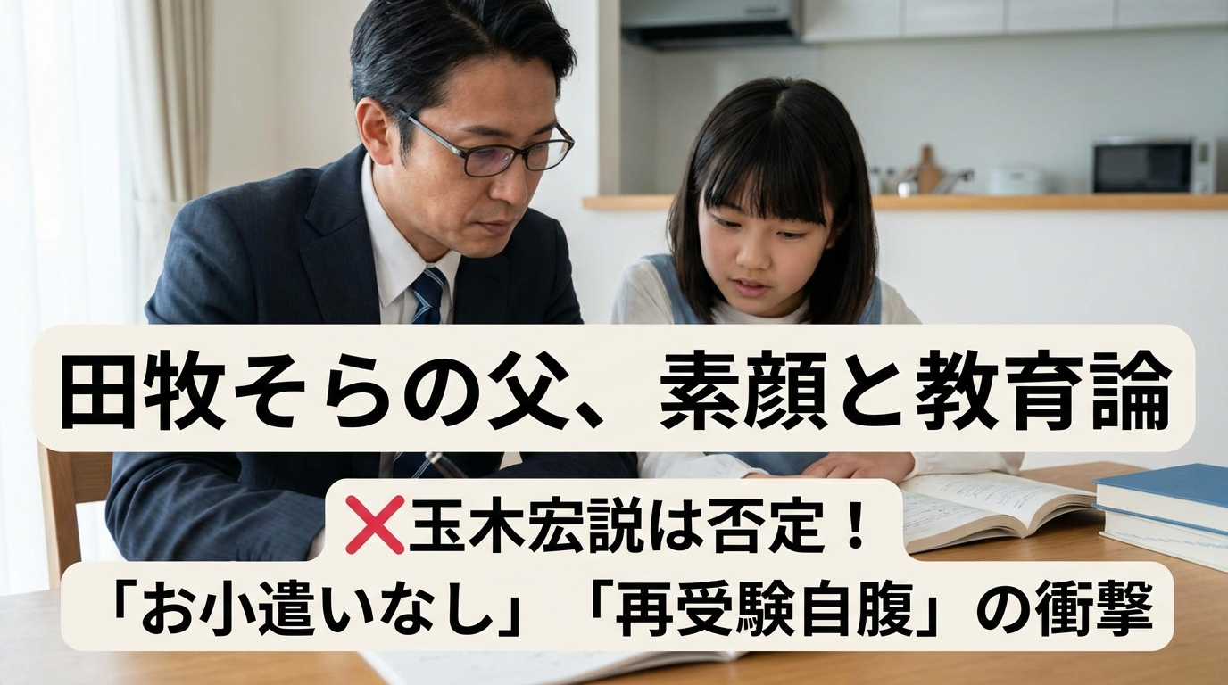 田牧そらちゃんのお父さんはどんな人？職業や玉木宏との噂、厳しすぎる教育方針の真相