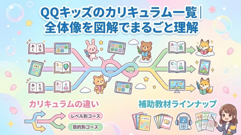 カリキュラムの違い
補助教材ラインナップ