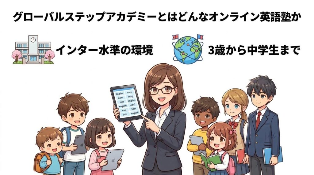 グローバルステップアカデミーとはどんなオンライン英語塾か