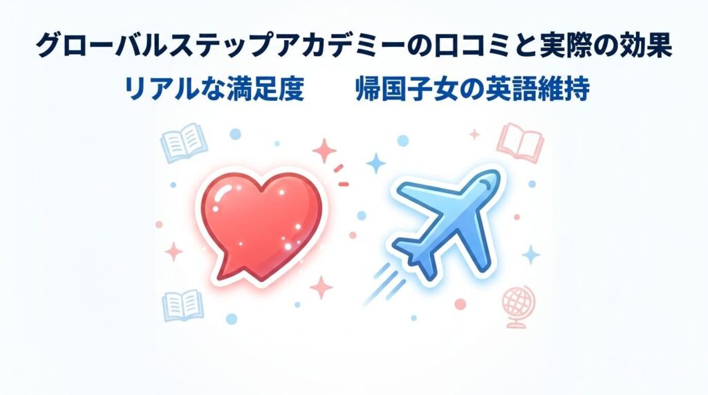グローバルステップアカデミーの口コミと実際の効果