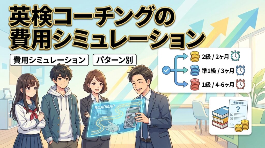 パターン別に見る英検コーチの料金総額シミュレーション