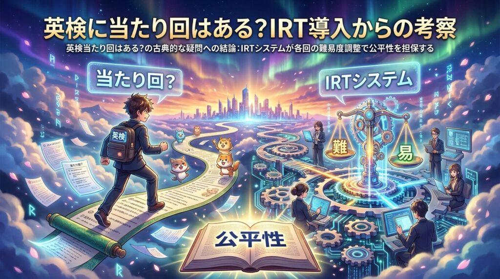 受かりやすい回の英検は存在するのかIRTの仕組みから検証する