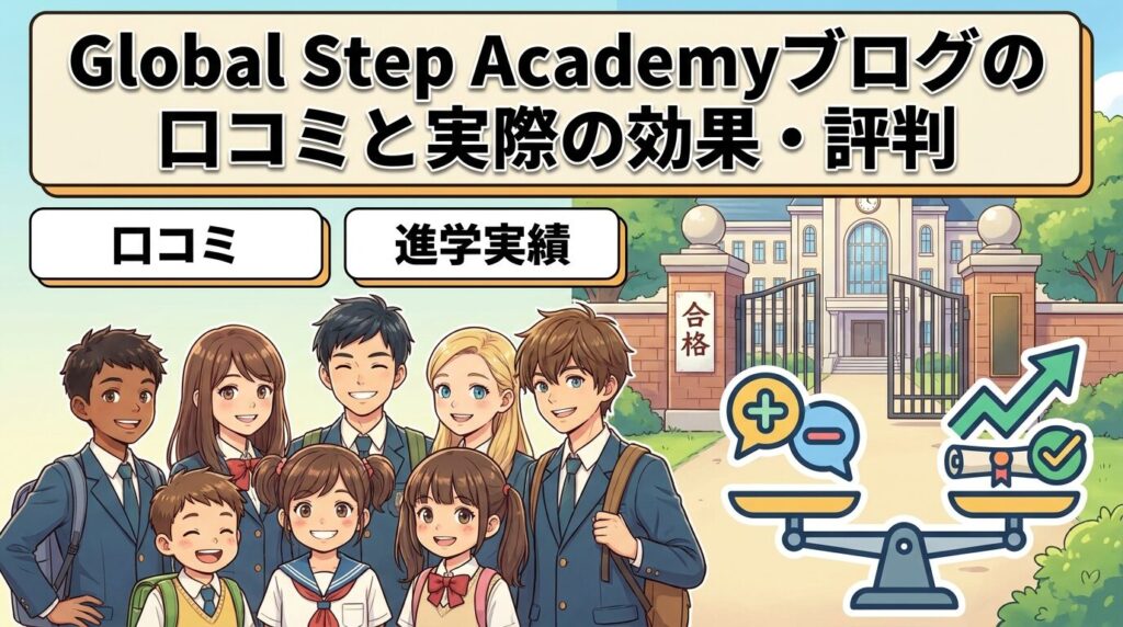 グローバルステップアカデミーのブログで見る口コミと実際の効果・評判