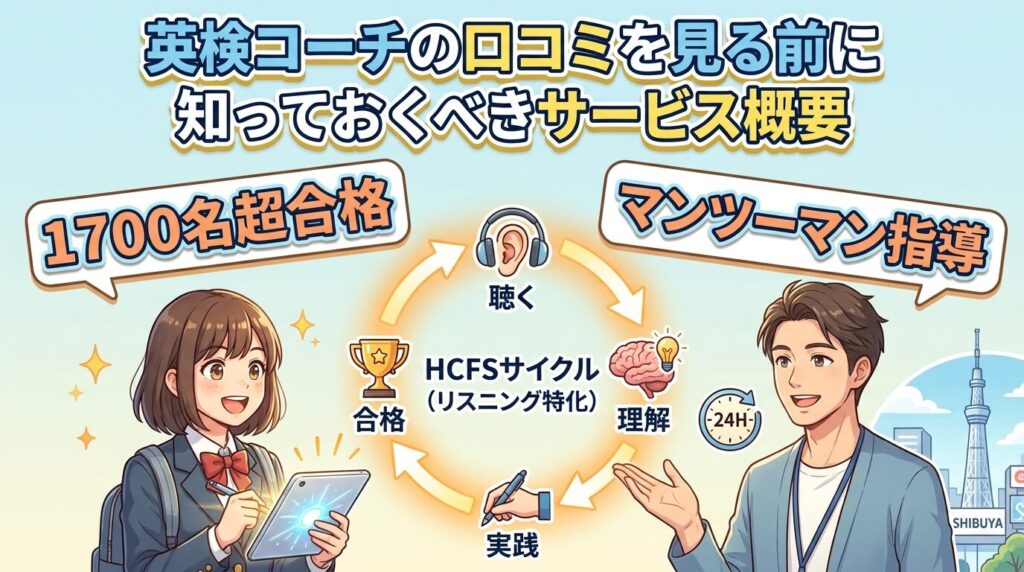 英検コーチの評判を確認する前に知っておきたいサービス概要