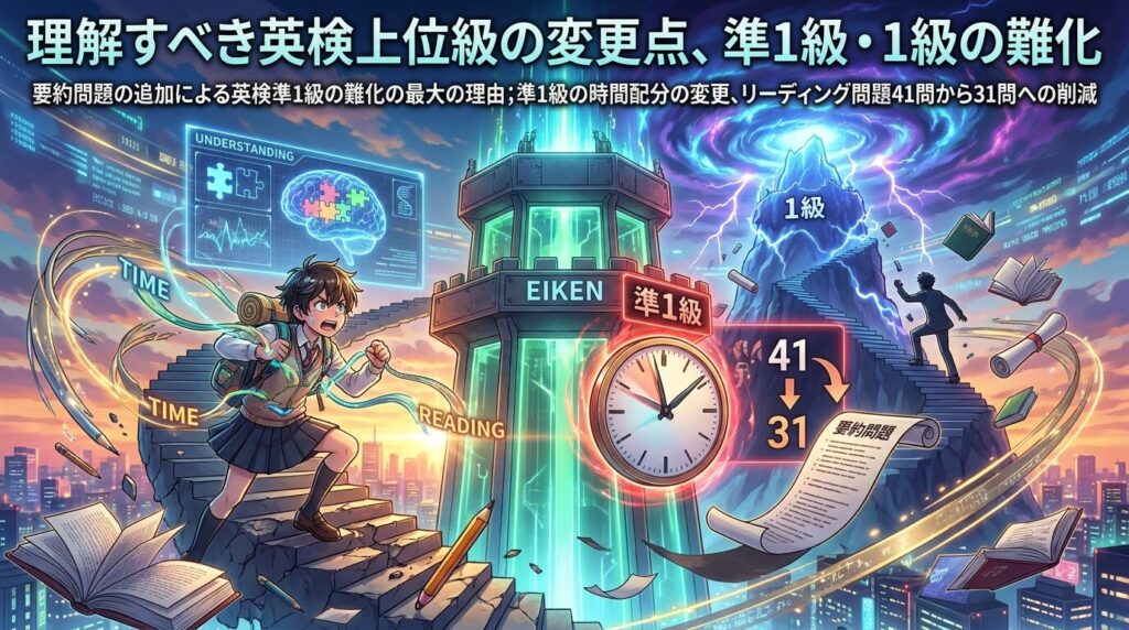 準1級と1級が難しくなった英検上位級の変更点を読み解く
