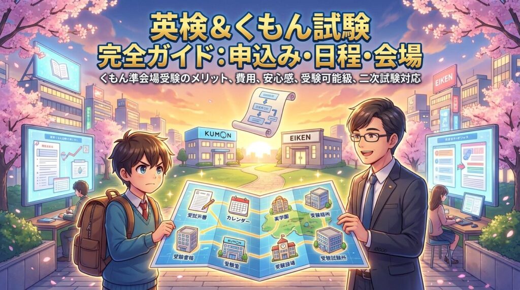 英検と公文で受ける仕組みと申し込み・日程・会場の完全ガイド