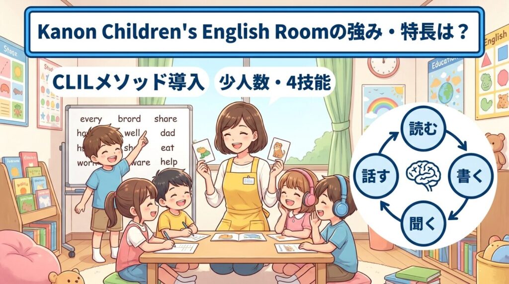 子ども英語ルームかのんの強みと特徴は?