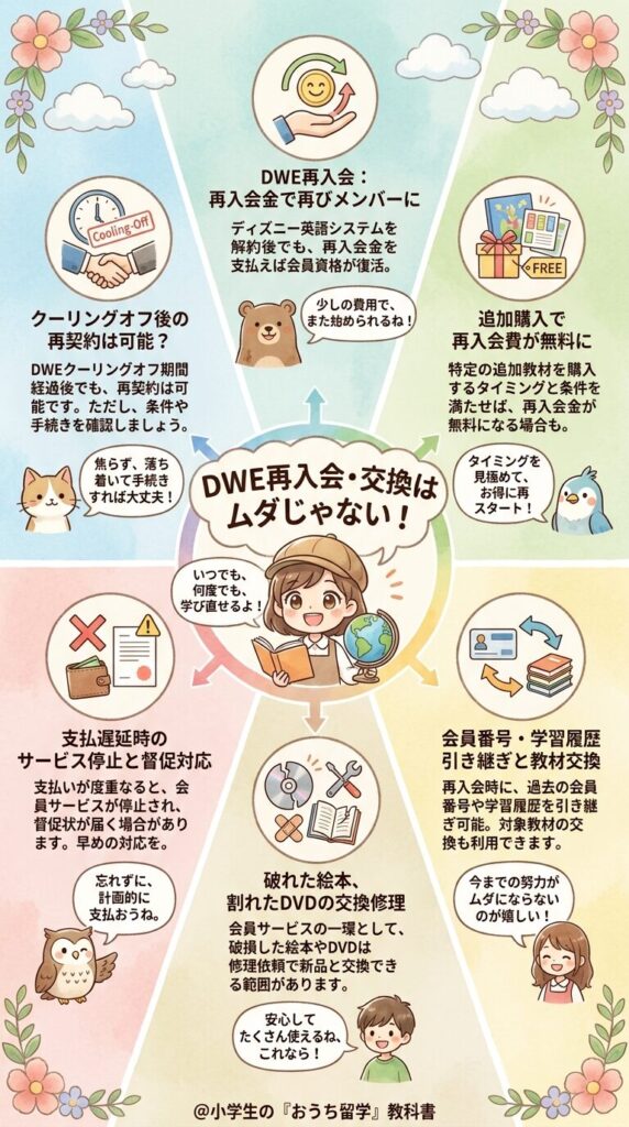 辞めても無駄じゃない|ディズニー英語システムを退会した後の再入会と交換
