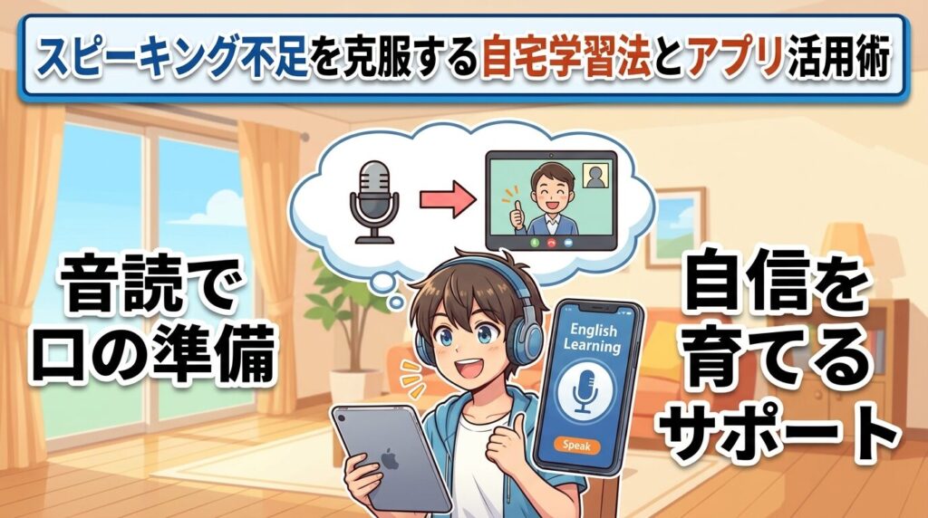 話せないを脱出した家庭の学習方法とアプリ活用｜おすすめアプリとの併用術