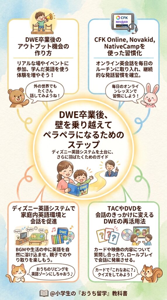 DWE卒業後に今からできる話せるようになるための克服ステップ