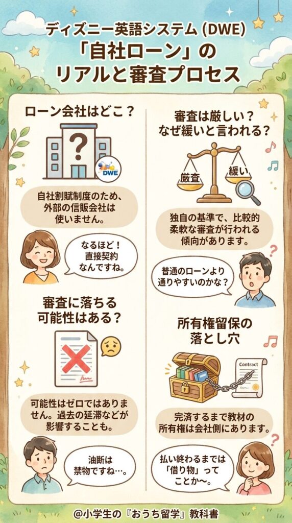 ディズニー英語システムの分割払いを支える「自社ローン」と審査の実態
