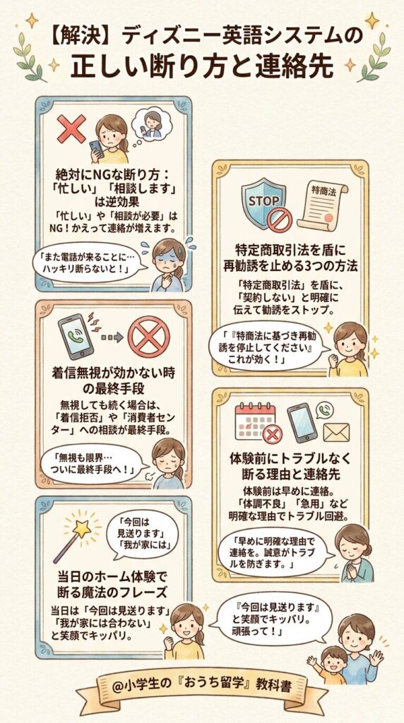 【これで解決】ディズニー英語システムを断る正しい方法と窓口