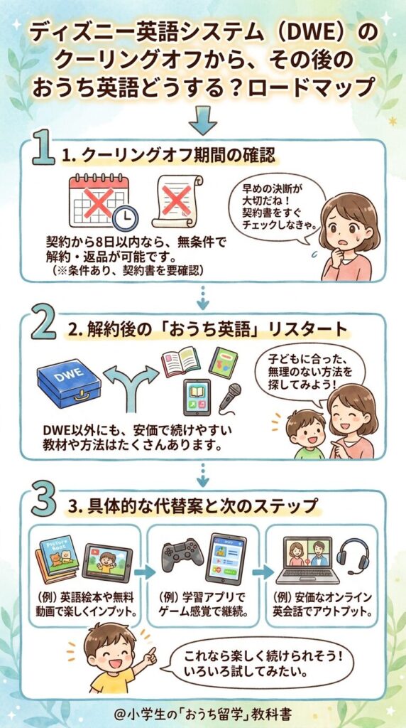 まとめ:ディズニー英語システムのクーリングオフから手放した後の一手まで