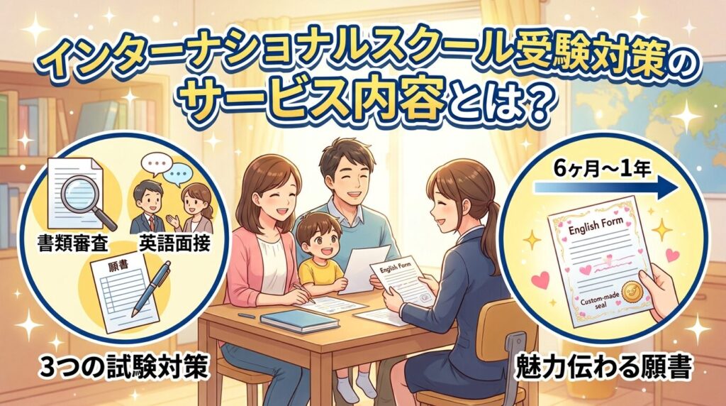 インターナショナルスクール受験対策として何をしてくれるのか