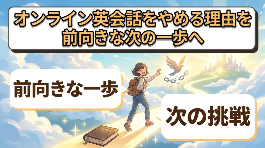 まとめ:オンライン英会話をやめた理由を前向きな次の一歩に変える