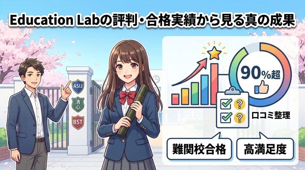 エデュケーションラボの評判と合格実績から見える本当の成果