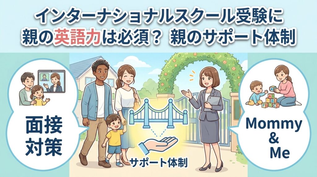 親の英語力はインター受験に必須?保護者のサポート体制
