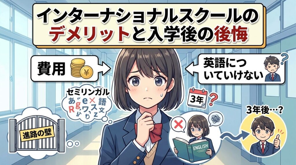インターナショナルスクールの欠点と入れた後の後悔